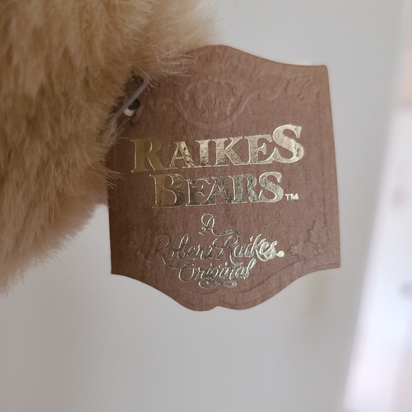 Vintage Autographed Robert Raikes Papa Bear Wooden Plush. - Picture 4 of 10